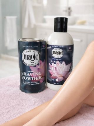 ✨ Hladké nohy bez námahy? Áno prosím! Dnes tu máme tieto dva produkty od Magic – jeden v podobe prášku a druhý ako krém....